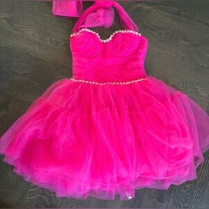 Sugar Thrillz Pink Princess Mini Dress